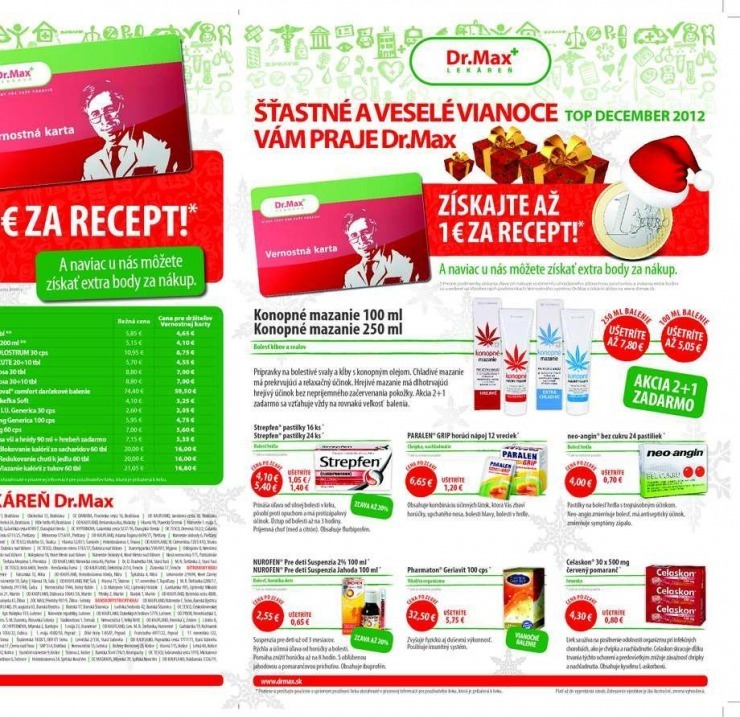 leták Dr.Max zľavové kupóny strana 2 leták Dr.Max zľavové kupóny strana 2