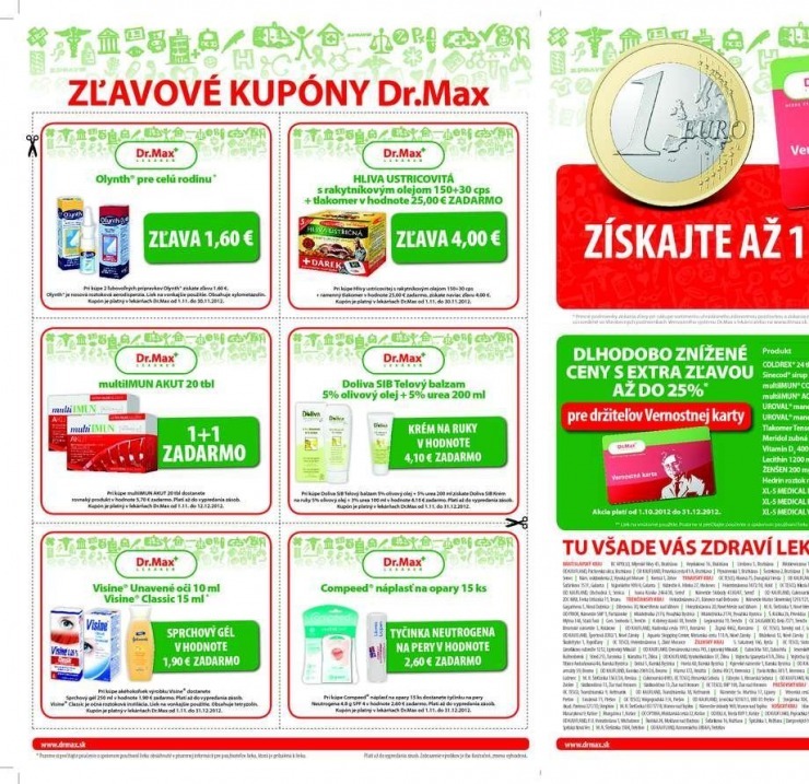 leták aktuálna ponuka Dr.Max strana 1 leták aktuálna ponuka Dr.Max strana 1