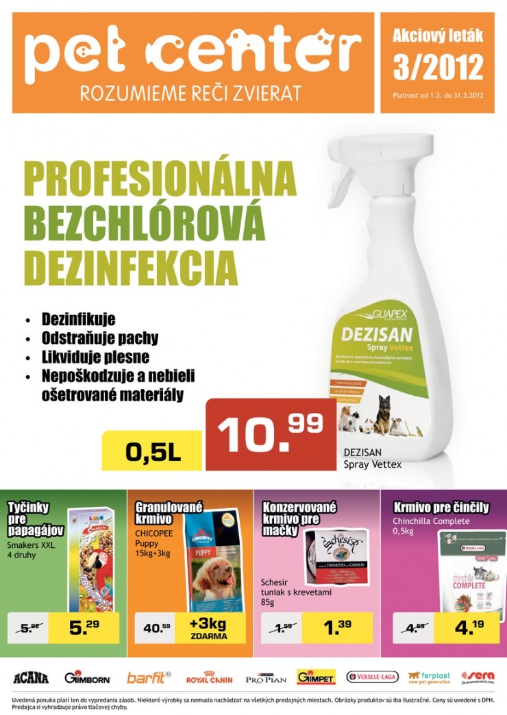 leták Pet Center Košice leták strana 1 leták Pet Center Košice leták strana 1