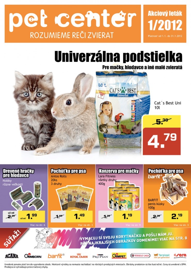 leták Pet Center Bratislava leták strana 1 leták Pet Center Bratislava leták strana 1