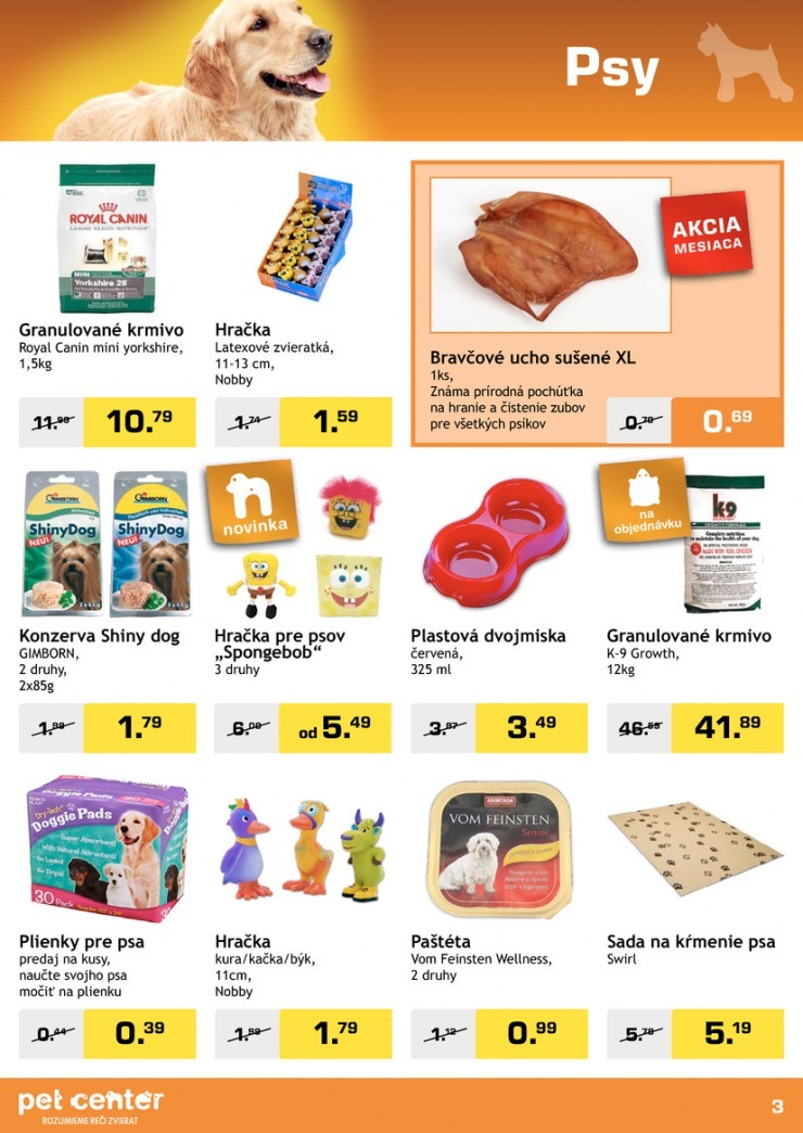 leták Pet Center Bratislava leták strana 3 leták Pet Center Bratislava leták strana 3