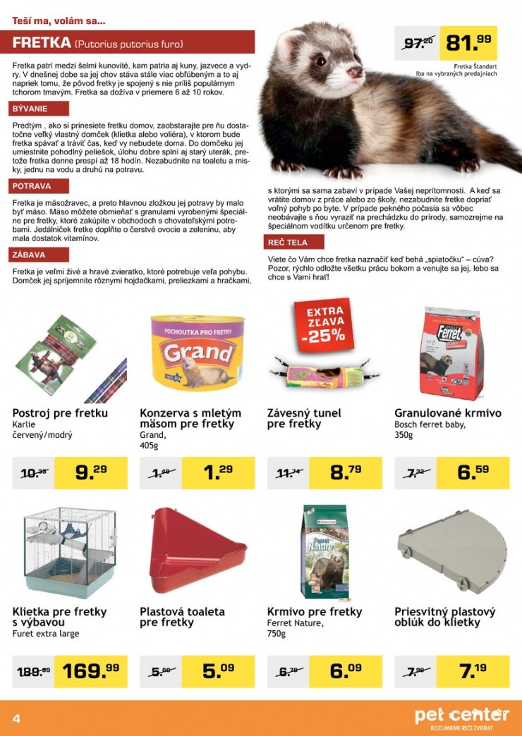 leták Pet Center Bratislava leták strana 4 leták Pet Center Bratislava leták strana 4
