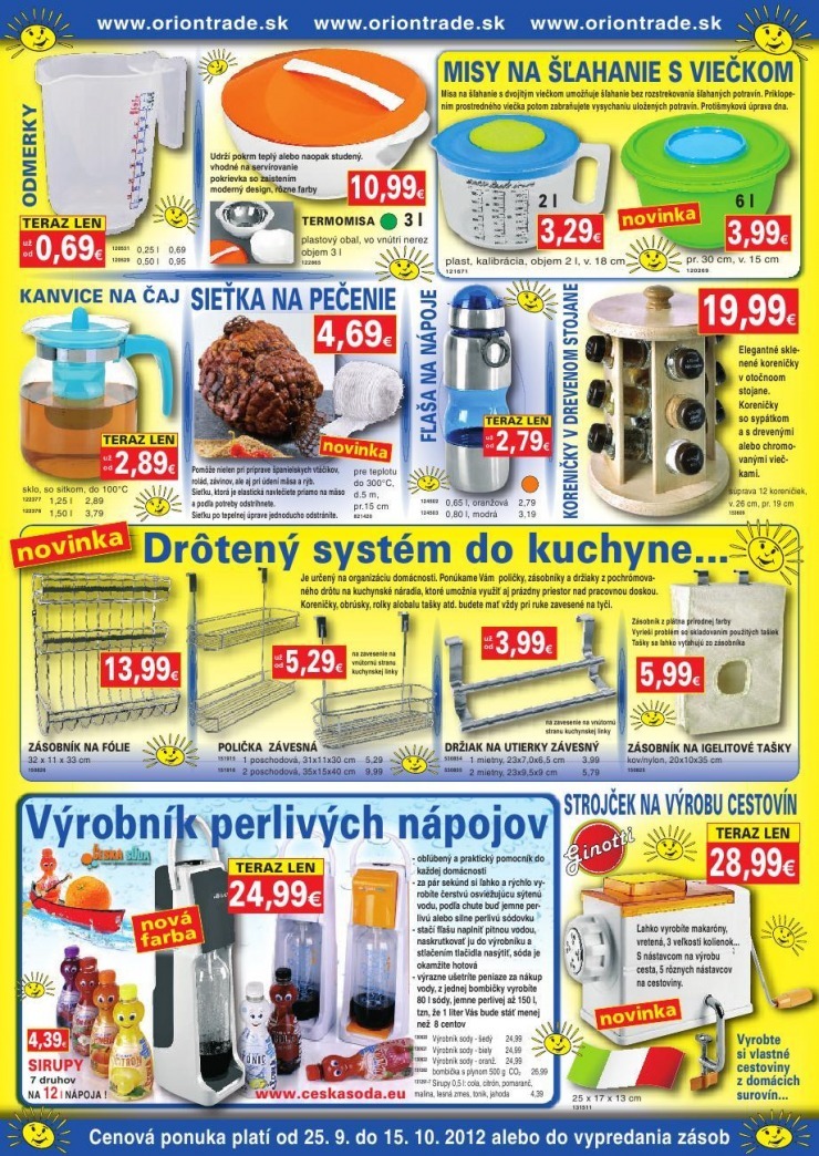 leták Oriontrade akciový leták strana 3 leták Oriontrade akciový leták strana 3