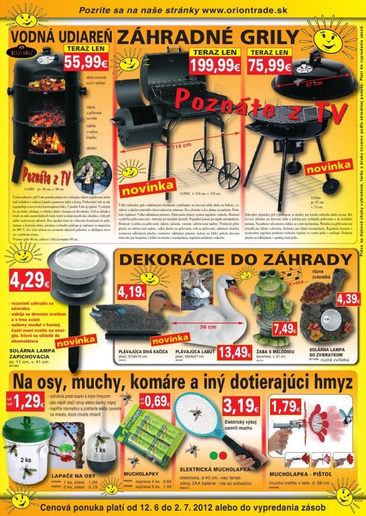 leták Oriontrade leták-letné ceny strana 4 leták Oriontrade leták-letné ceny strana 4