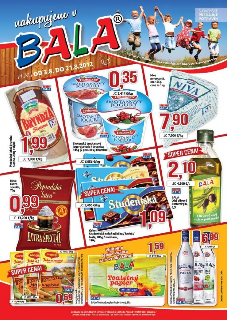leták BALA aktuálny leták strana 1 leták BALA aktuálny leták strana 1
