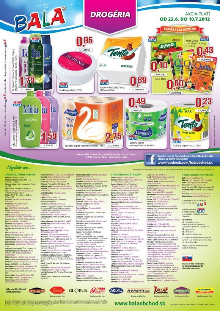 leták leták predajne BALA strana 8 leták leták predajne BALA strana 8