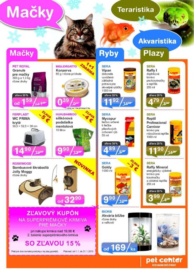 leták akčná ponuka Pet Center strana 5 leták akčná ponuka Pet Center strana 5