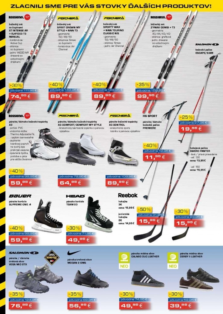 leták Sportisimo likvidačné ceny strana 6 leták Sportisimo likvidačné ceny strana 6