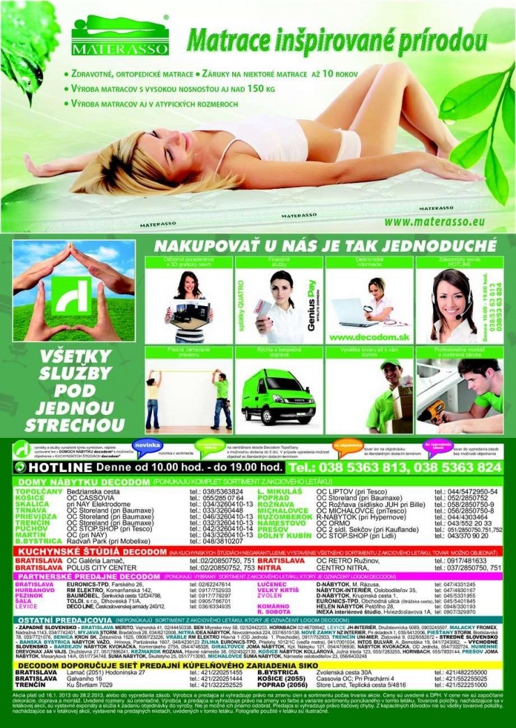 leták akciový leták Decodom strana 16 leták akciový leták Decodom strana 16