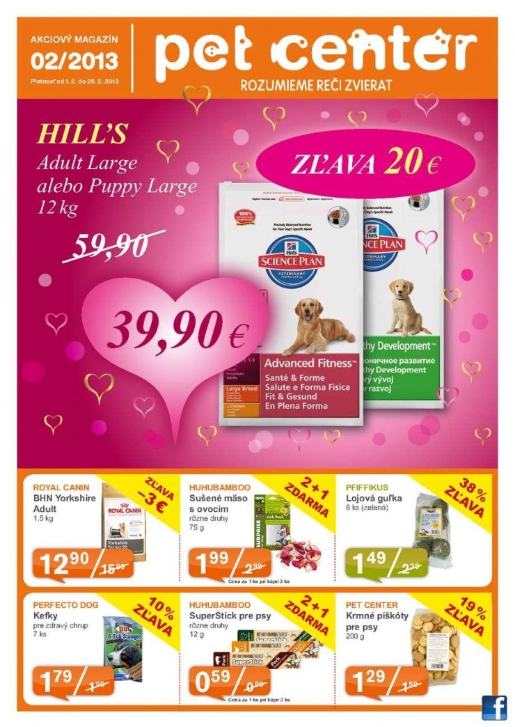 leták akciový leták Pet Center strana 1 leták akciový leták Pet Center strana 1
