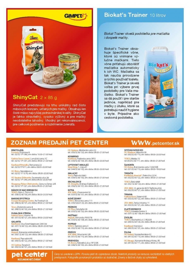 leták akciový leták Pet Center strana 8 leták akciový leták Pet Center strana 8