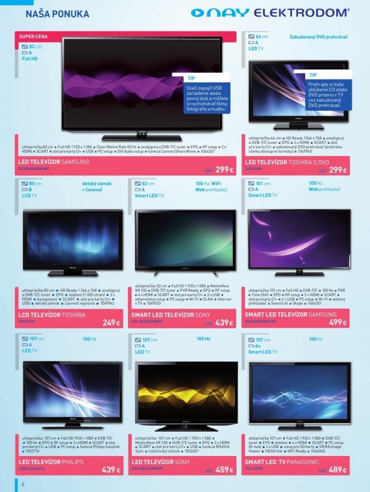 leták NAY Elektrodom - novinky strana 6 leták NAY Elektrodom - novinky strana 6