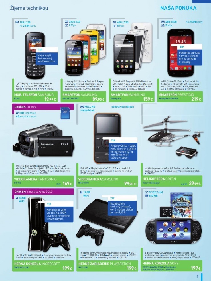 leták NAY Elektrodom - novinky strana 9 leták NAY Elektrodom - novinky strana 9