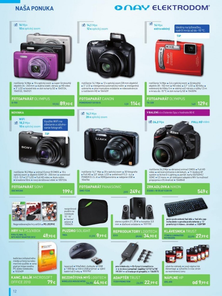 leták NAY Elektrodom - novinky strana 12 leták NAY Elektrodom - novinky strana 12
