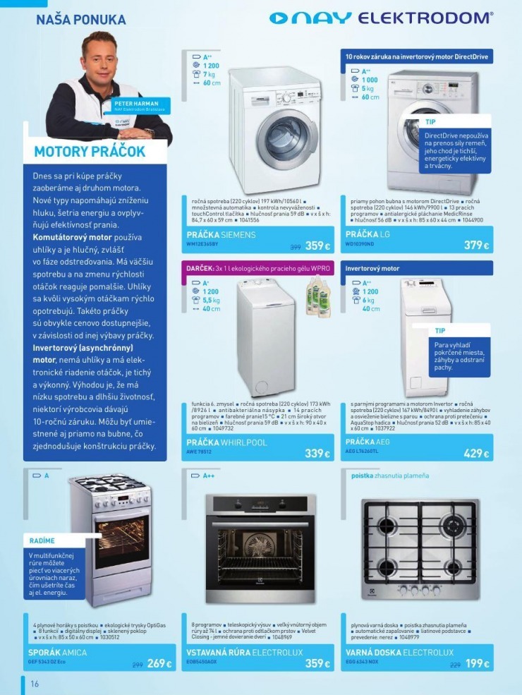 leták NAY Elektrodom - novinky strana 16 leták NAY Elektrodom - novinky strana 16