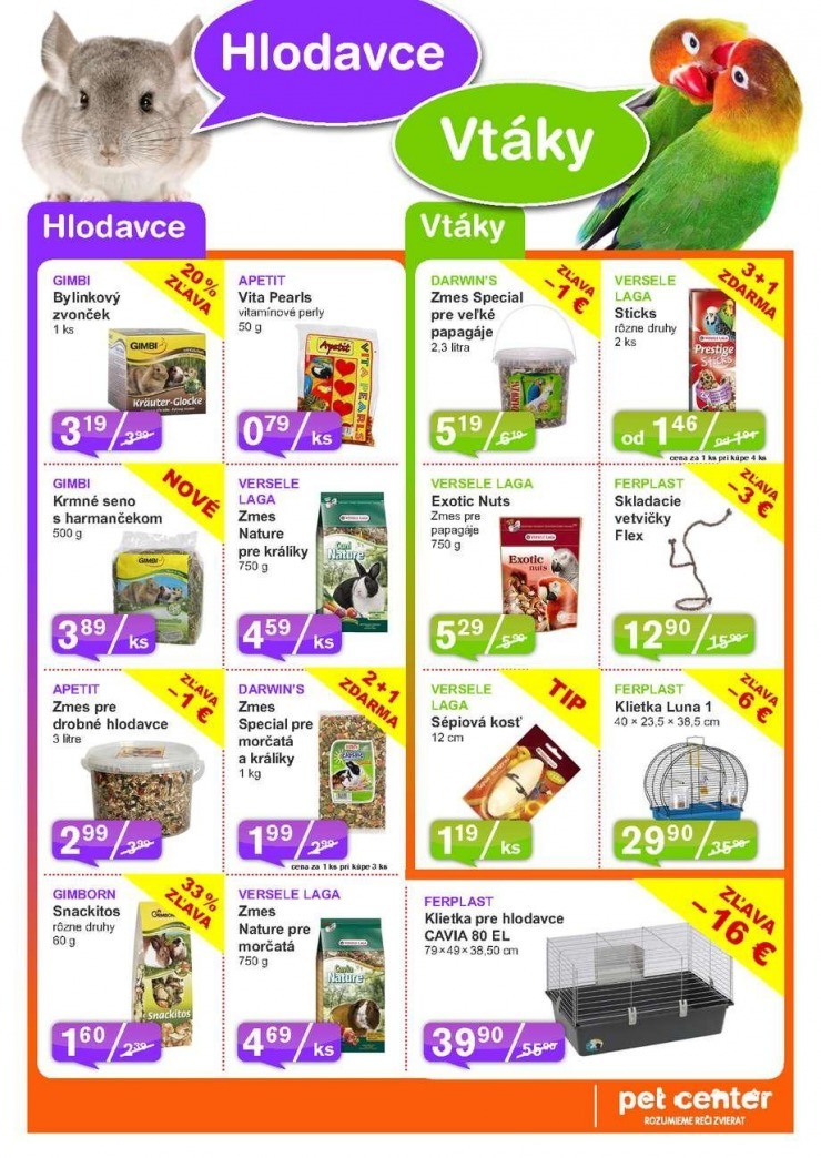 leták Pet Center - zľava strana 6 leták Pet Center - zľava strana 6