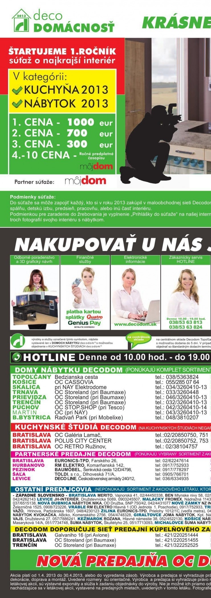 leták Decodom mimoriadný leták strana 16 leták Decodom mimoriadný leták strana 16