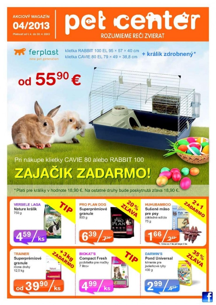 leták špeciálna ponuka Pet Center strana 1 leták špeciálna ponuka Pet Center strana 1