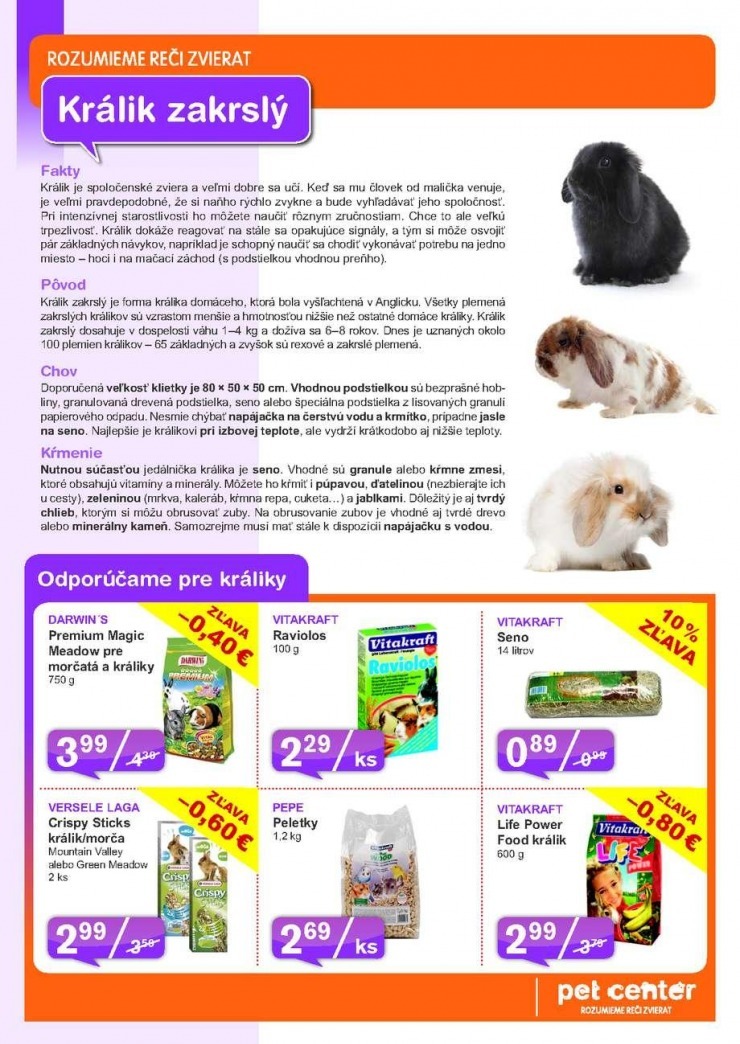 leták špeciálna ponuka Pet Center strana 6 leták špeciálna ponuka Pet Center strana 6