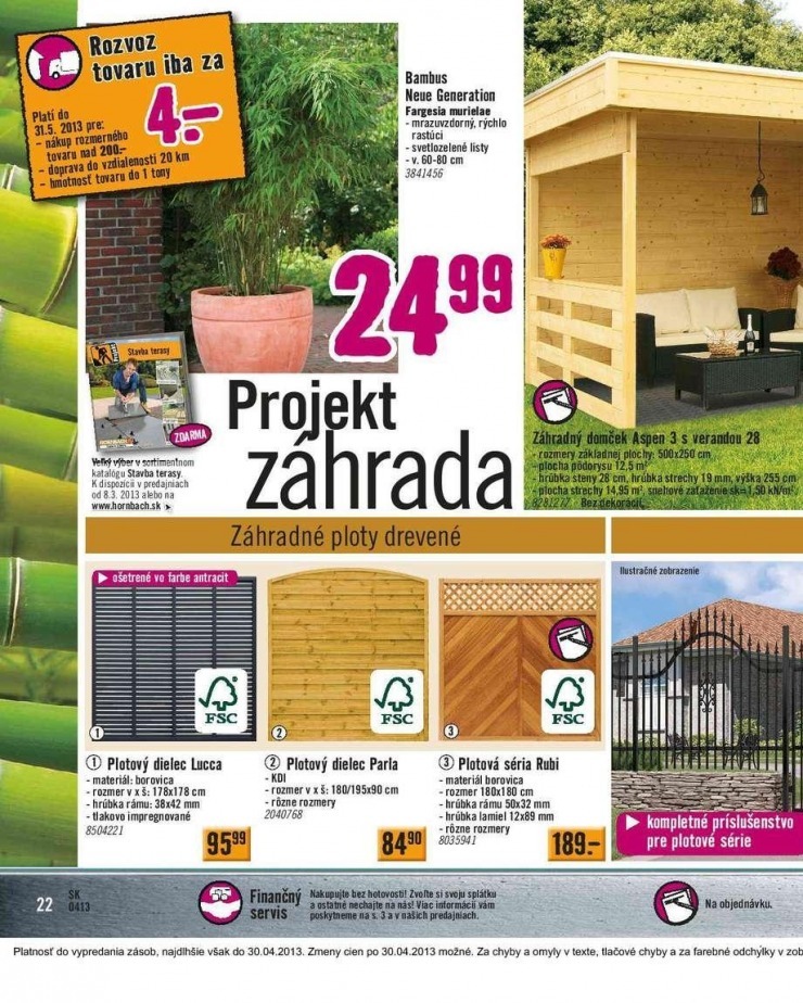 leták aktuálny katalóg HORNBACH strana 22 leták aktuálny katalóg HORNBACH strana 22
