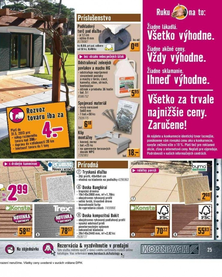 leták aktuálny katalóg HORNBACH strana 25 leták aktuálny katalóg HORNBACH strana 25