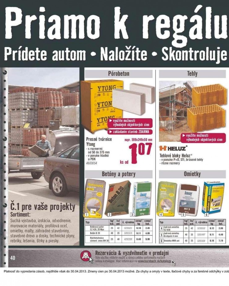 leták aktuálny katalóg HORNBACH strana 40 leták aktuálny katalóg HORNBACH strana 40