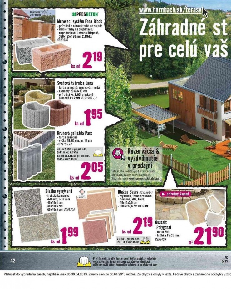 leták aktuálny katalóg HORNBACH strana 42 leták aktuálny katalóg HORNBACH strana 42