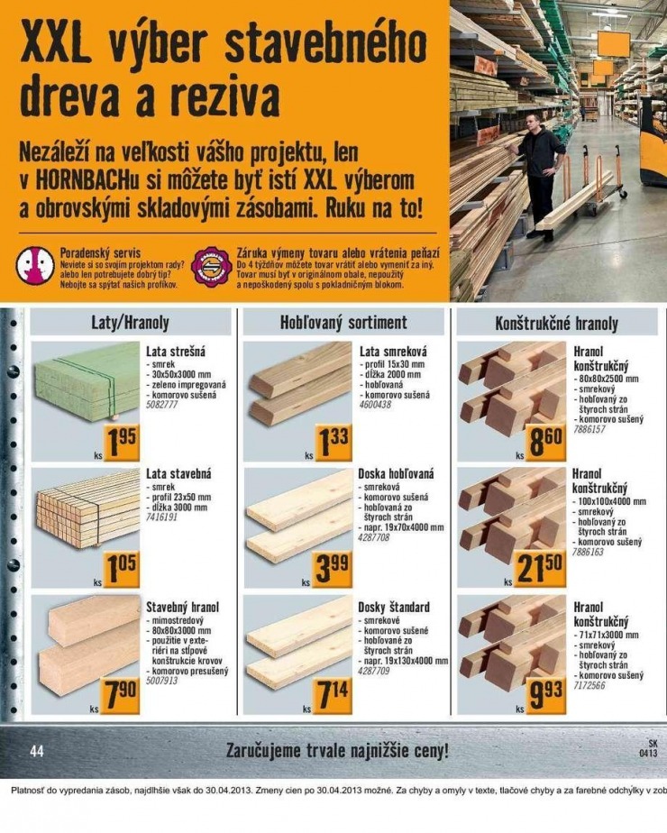 leták aktuálny katalóg HORNBACH strana 44 leták aktuálny katalóg HORNBACH strana 44