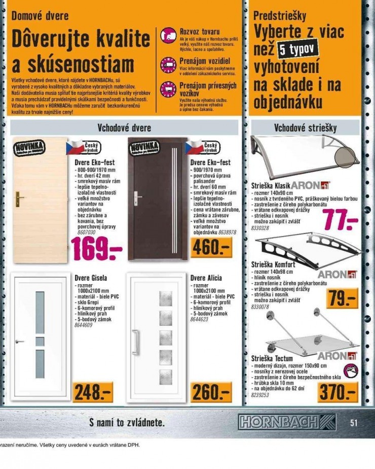 leták aktuálny katalóg HORNBACH strana 51 leták aktuálny katalóg HORNBACH strana 51