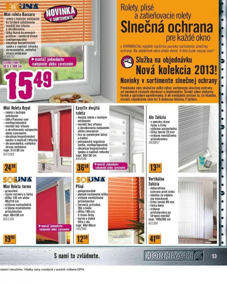 leták aktuálny katalóg HORNBACH strana 53 leták aktuálny katalóg HORNBACH strana 53
