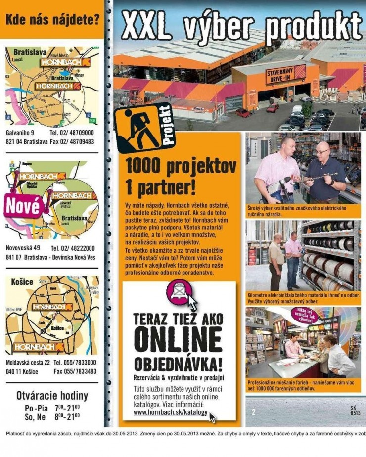 leták HORNBACH akciový leták strana 2 leták HORNBACH akciový leták strana 2
