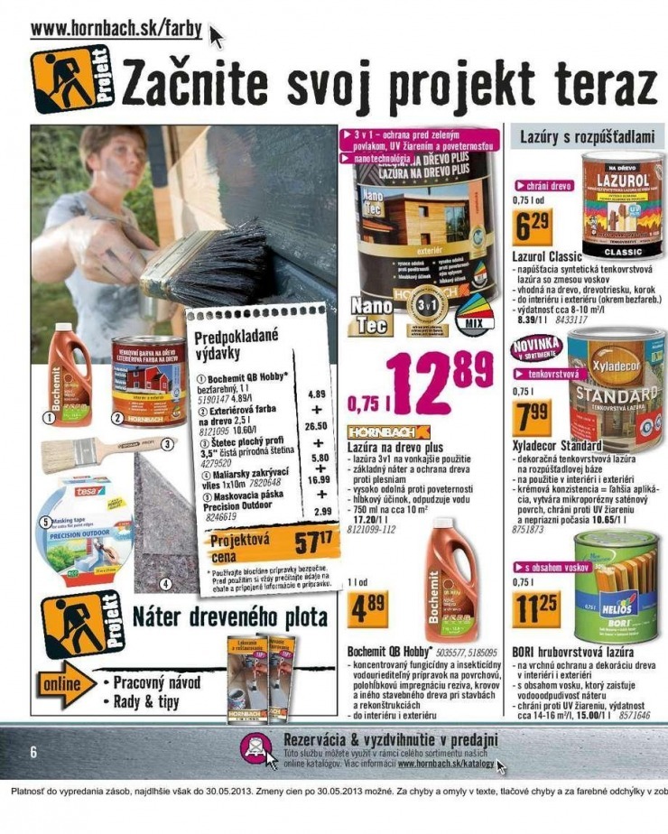 leták HORNBACH akciový leták strana 6 leták HORNBACH akciový leták strana 6