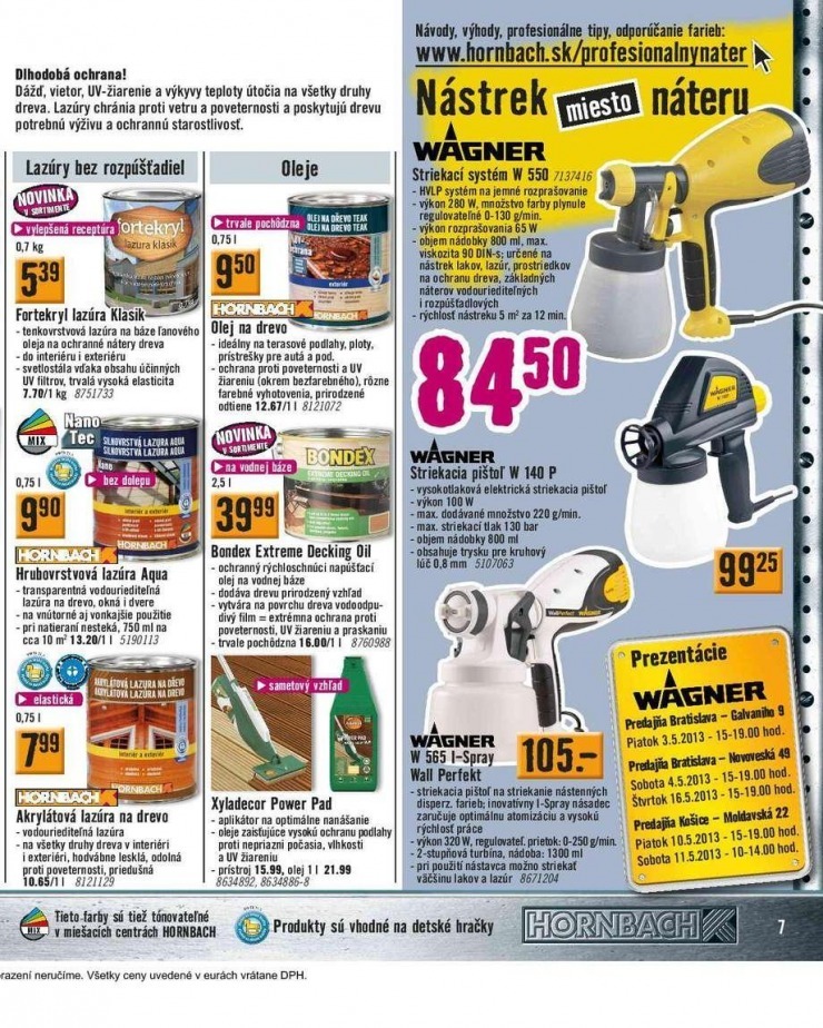 leták HORNBACH akciový leták strana 7 leták HORNBACH akciový leták strana 7