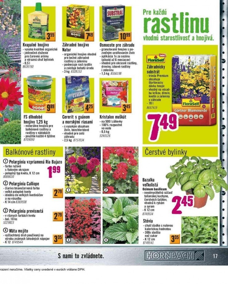 leták HORNBACH akciový leták strana 17 leták HORNBACH akciový leták strana 17