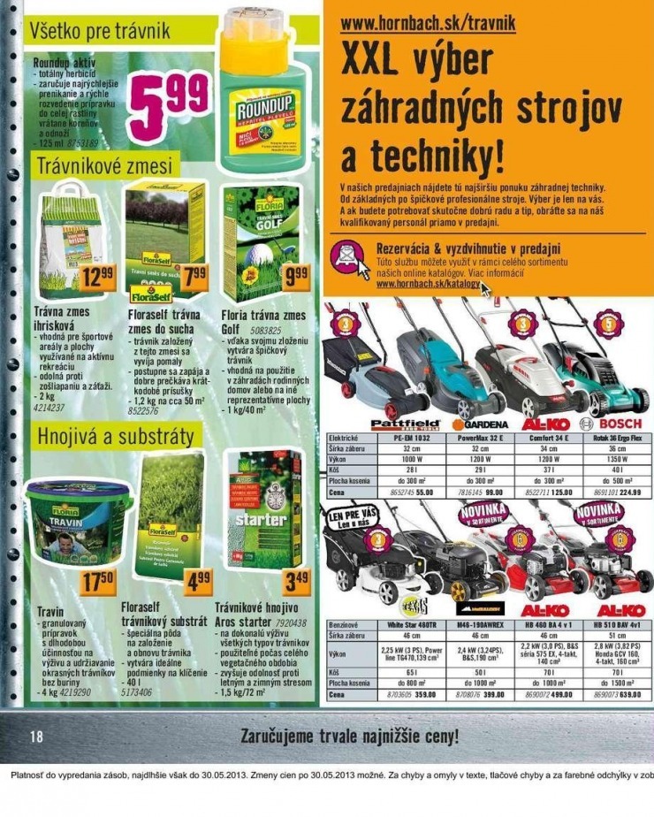 leták HORNBACH akciový leták strana 18 leták HORNBACH akciový leták strana 18