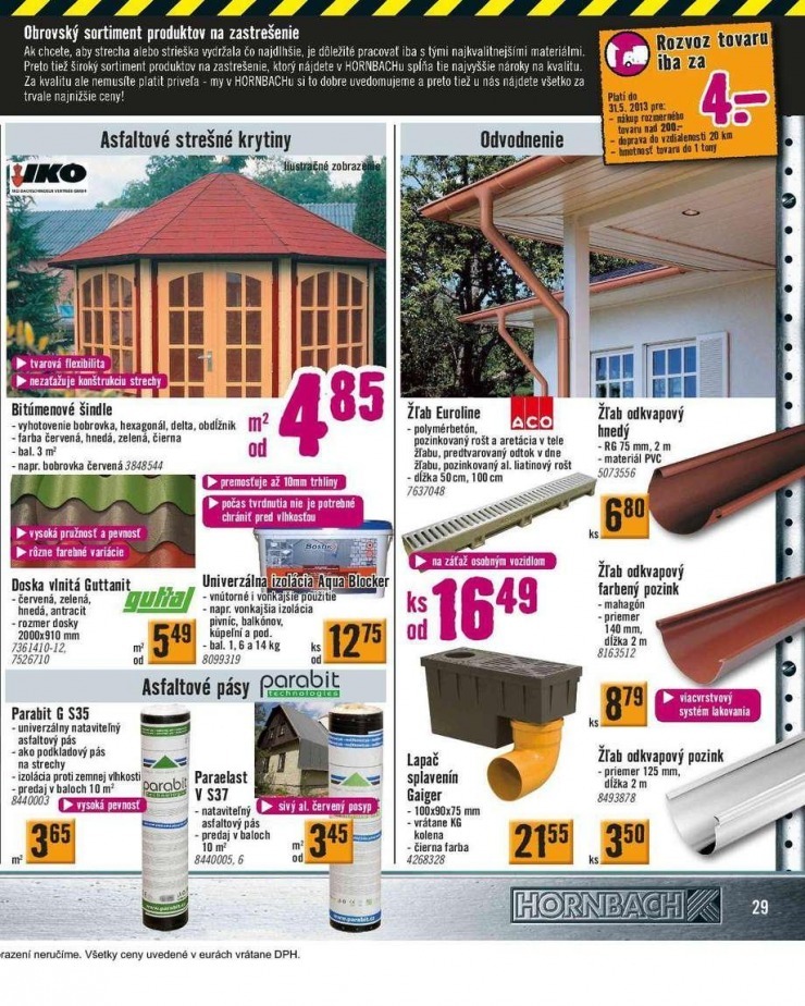 leták HORNBACH akciový leták strana 29 leták HORNBACH akciový leták strana 29