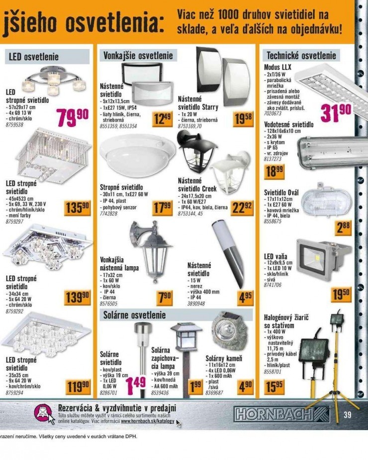 leták HORNBACH akciový leták strana 39 leták HORNBACH akciový leták strana 39