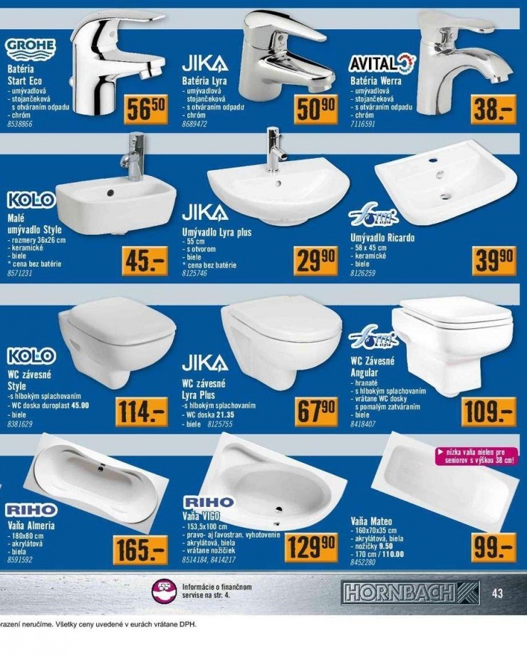 leták HORNBACH akciový leták strana 43 leták HORNBACH akciový leták strana 43