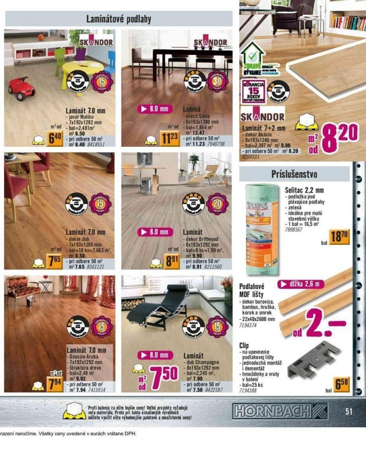 leták HORNBACH akciový leták strana 51 leták HORNBACH akciový leták strana 51
