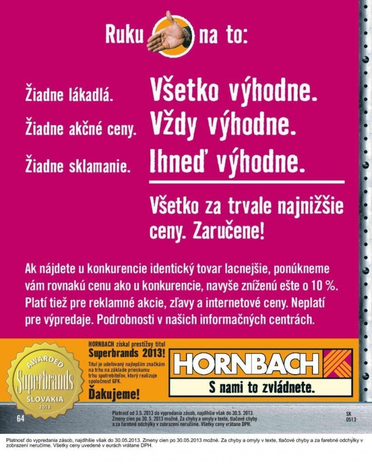 leták HORNBACH akciový leták strana 64 leták HORNBACH akciový leták strana 64