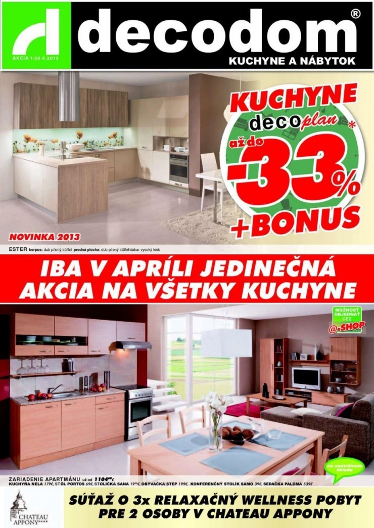 leták leták Decodom- kuchyne strana 1 leták leták Decodom- kuchyne strana 1