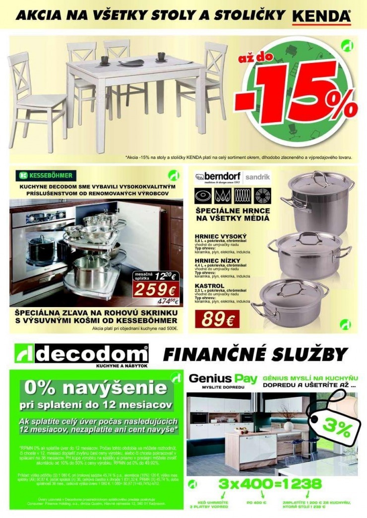 leták leták Decodom- kuchyne strana 9 leták leták Decodom- kuchyne strana 9