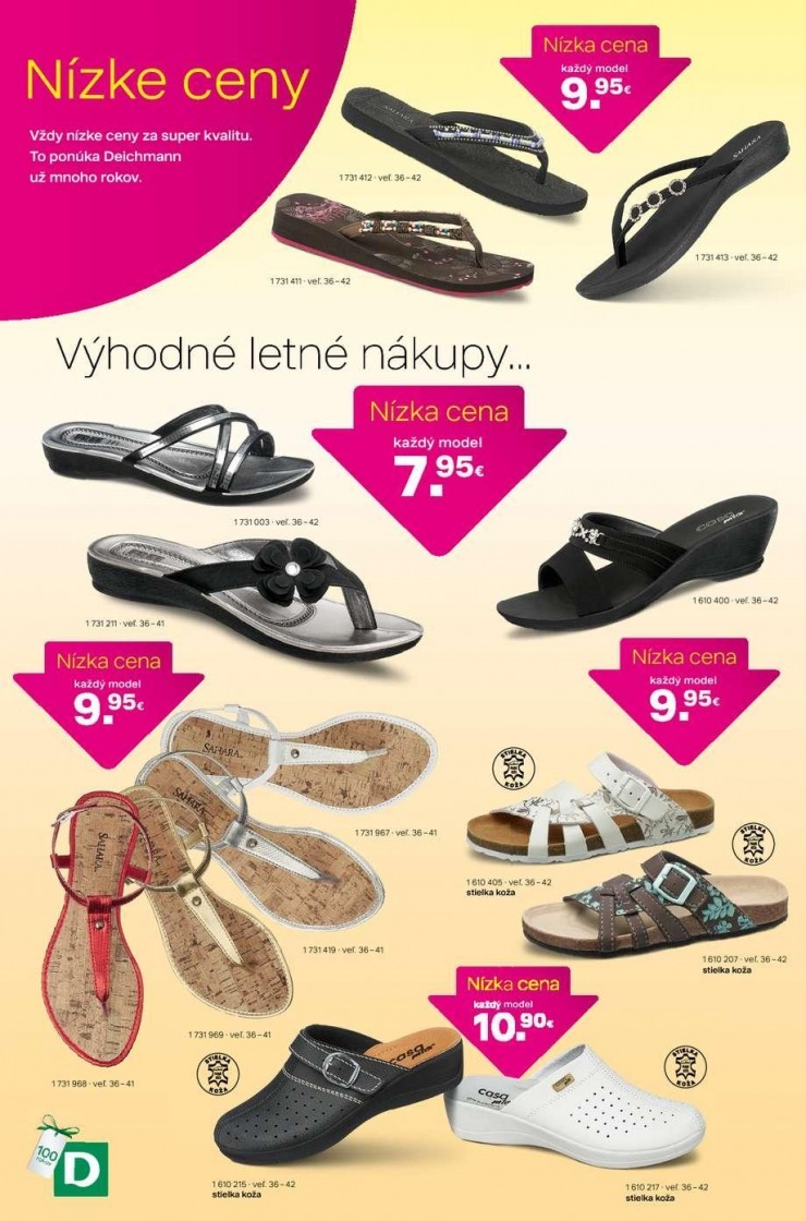 leták Deichmann - horúce letné trendy strana 4 leták Deichmann - horúce letné trendy strana 4
