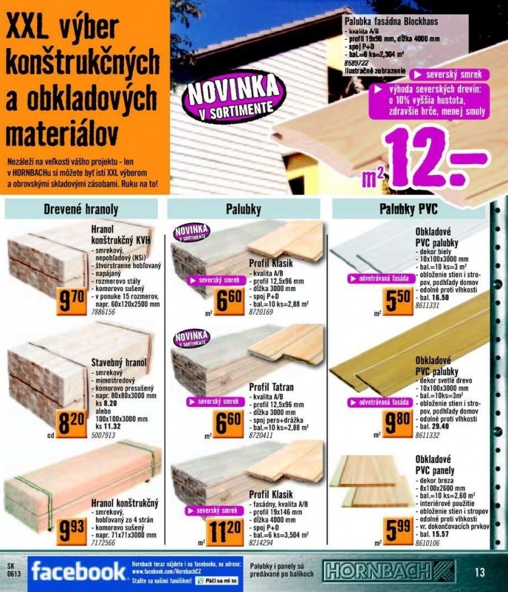 leták HORNBACH leták - podlahy strana 13 leták HORNBACH leták - podlahy strana 13