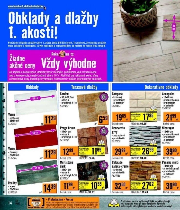 leták HORNBACH leták - podlahy strana 14 leták HORNBACH leták - podlahy strana 14