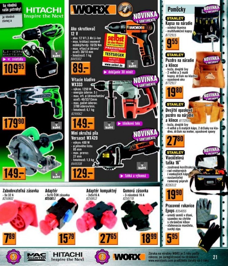 leták HORNBACH leták - podlahy strana 21 leták HORNBACH leták - podlahy strana 21