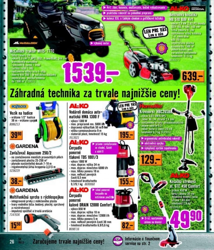 leták HORNBACH leták - podlahy strana 26 leták HORNBACH leták - podlahy strana 26