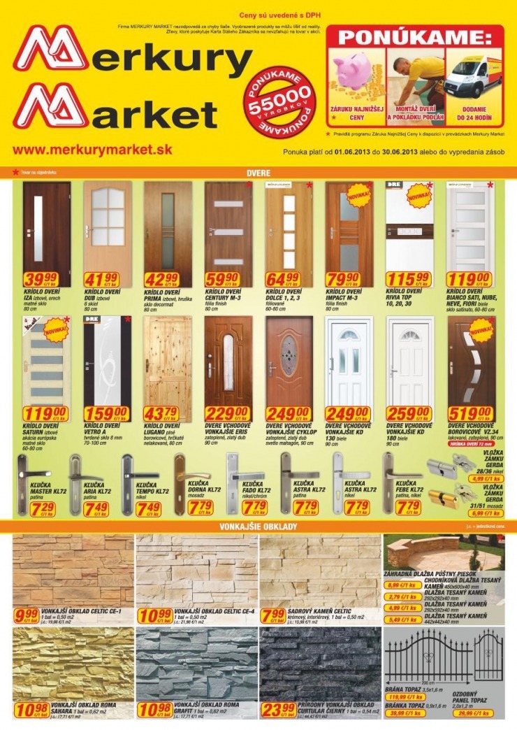 leták špeciálny leták Merkury Market strana 1 leták špeciálny leták Merkury Market strana 1