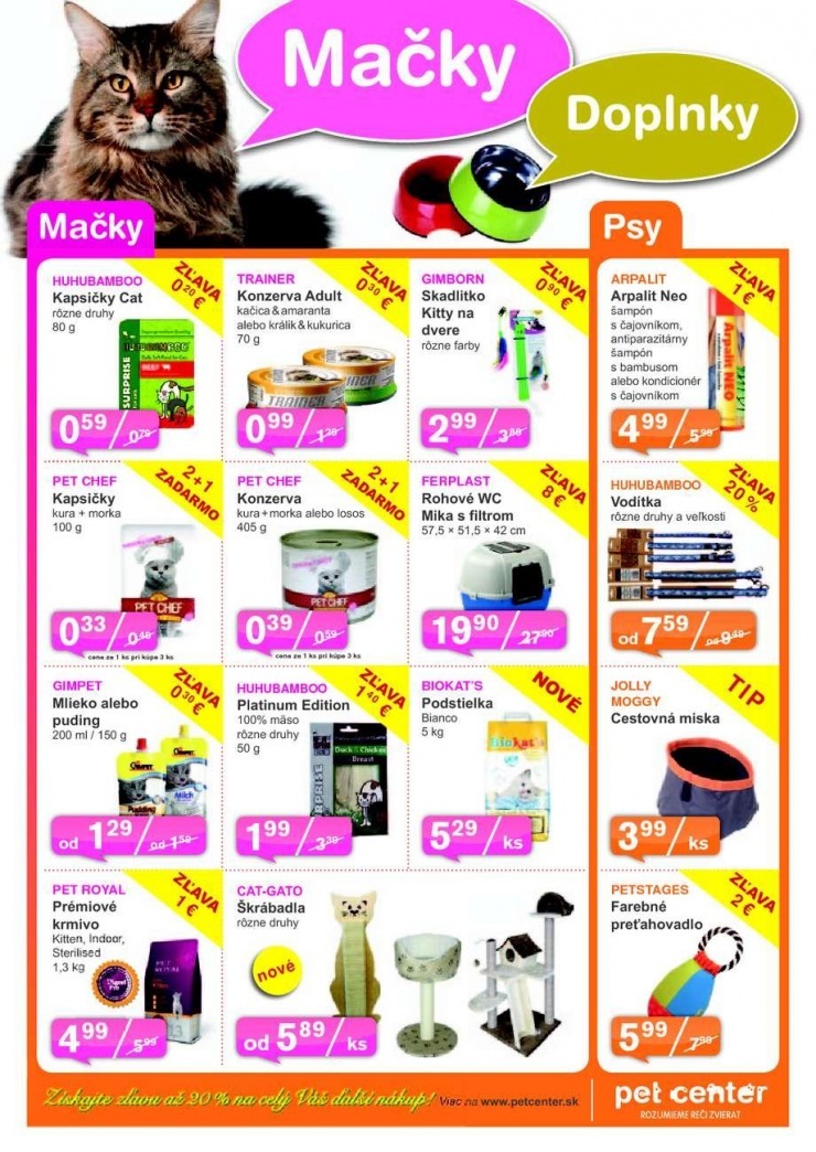 leták aktuálna ponuka Pet Center strana 5 leták aktuálna ponuka Pet Center strana 5