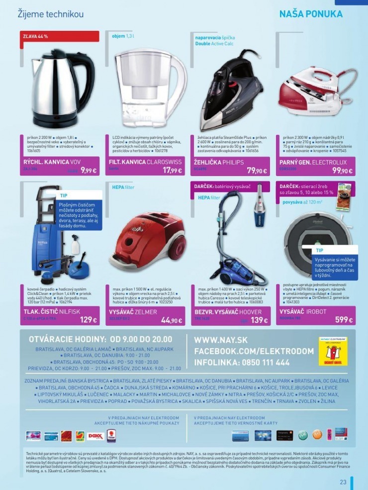leták aktuálny leták NAY Elektrodom strana 23 leták aktuálny leták NAY Elektrodom strana 23